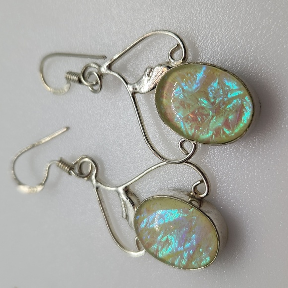 Nwot! Triplet opal sterling earrings - Picture 4 of 6